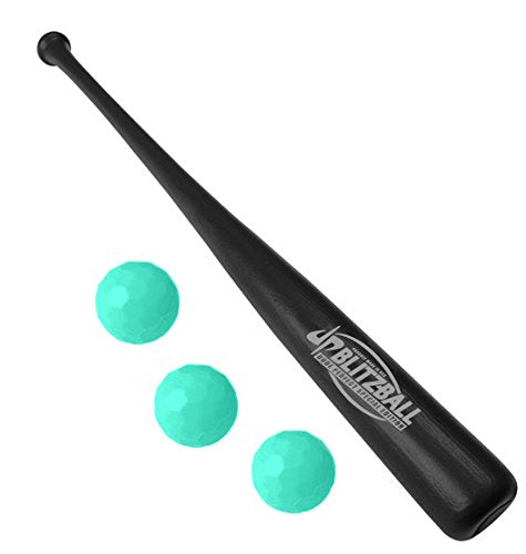 BLITZBALL Dude Perfect Starter Pack - Includes (3) Blitz Balls & 1 Power Bat - Limited Edition