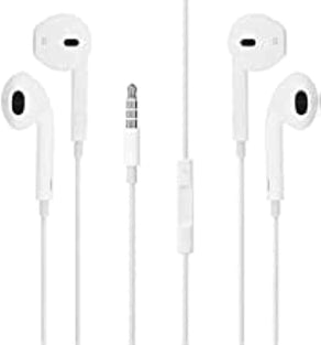 2 Pack Apple Earbuds [Apple MFi Certified] Headphones Earphones with 3.5mm Wired in Ear Headphone Plug(Built-in Microphone & Volume Control) Compatible with iPhone,iPad,PC,MP3/4,Android -White