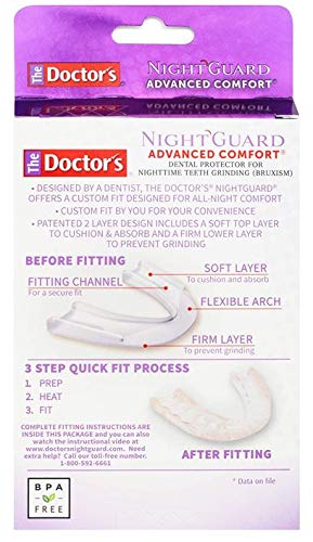 The Doctor's Nightguard, Dental Guard for Teeth Grinding, 2 Count