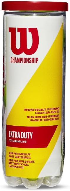 Wilson Championship Regular and Extra Duty Tennis Balls