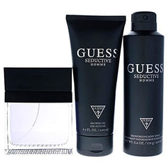 GUESS Seductive Eau de Toilette 100 ml + Shower Gel 200 ml + Body Spray 226 ml, Gift Set for Men