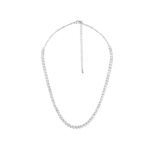 Aldo Womens Silver/Clear Multi Miraolla Necklace One Size