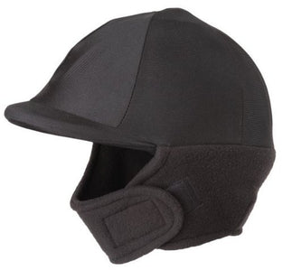 Tough-1 Winter Fleece Helmet Cover - Black