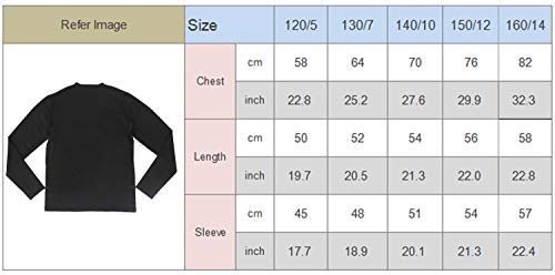 1 or 3 Pack Youth Boys Compression Shirt Football Undershirt Long Sleeve Athletic Shirts Soccer Workout Base Layer