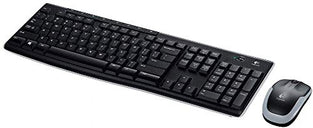 Logitech MK270 Wireless Keyboard and Mouse Combo - Keyboard and Mouse Included, 2.4GHz Dropout-Free Connection, Long Battery Life