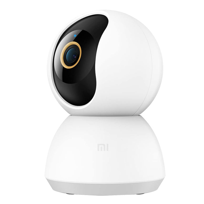 Xiaomi Smart Camera C300- 2K Ultra-clear HD Resolution 360 Degrees pan-tilt zoom view with AI Human Detection F1.4 Large Aperture and 6P Lens Two-way call supported, White