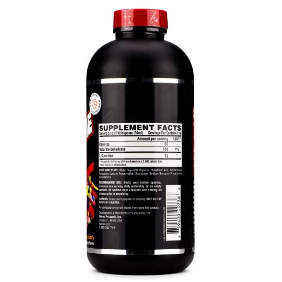 Nutrex Research Nutrex L Carnitine Liquid (3000mg, Berry Blast)