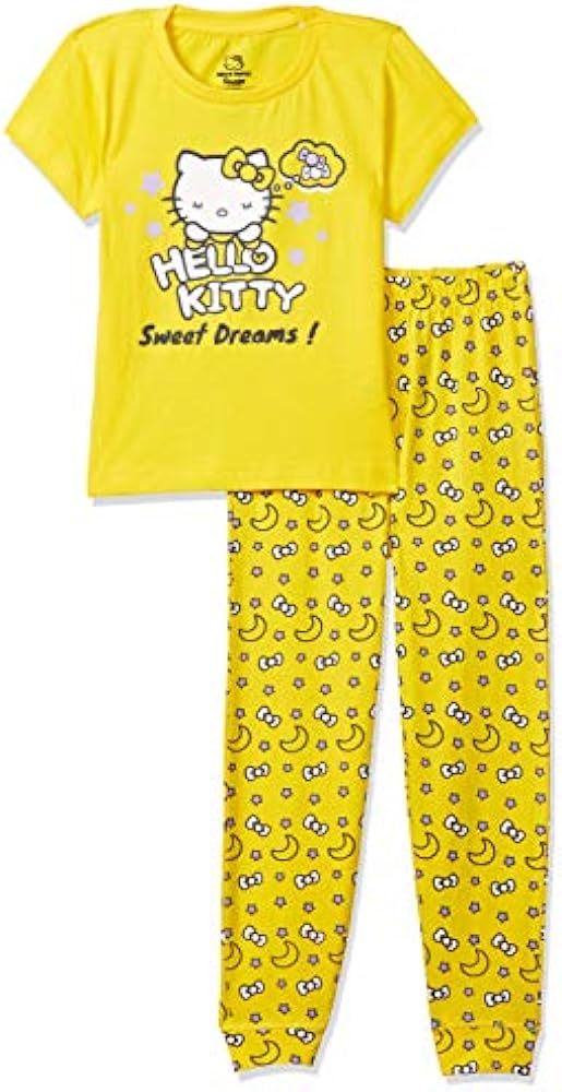 Joshua Tree Girl's Regular fit Pyjama Set