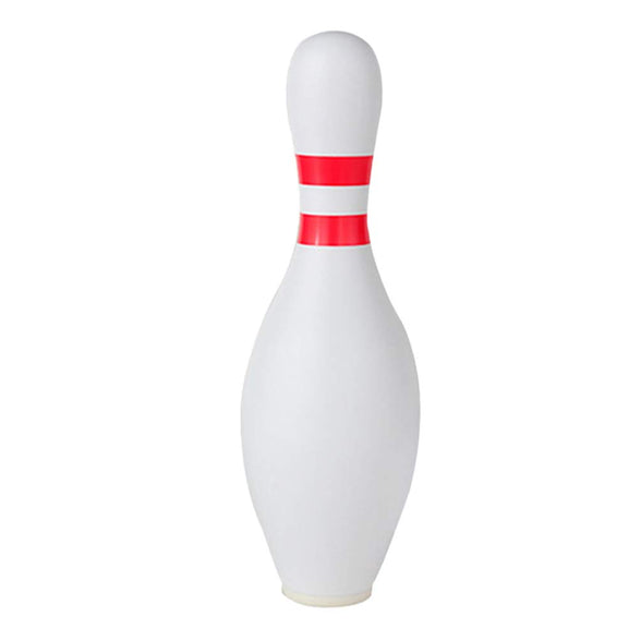 Garneck Bowling Pin Bank Unbreakable Plastic Coin Bank Unique Design Money for Kids Tollder (White)