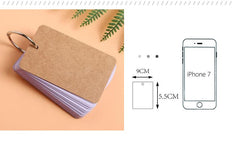 400 Pcs Blank Business Cards, BEONE 9x5 cm Words Message Notes paper Tags Cards, Double-sided Available, for DIY, Learning,Office, Home, Vocabulary, Word Flash Cards (8 Color)