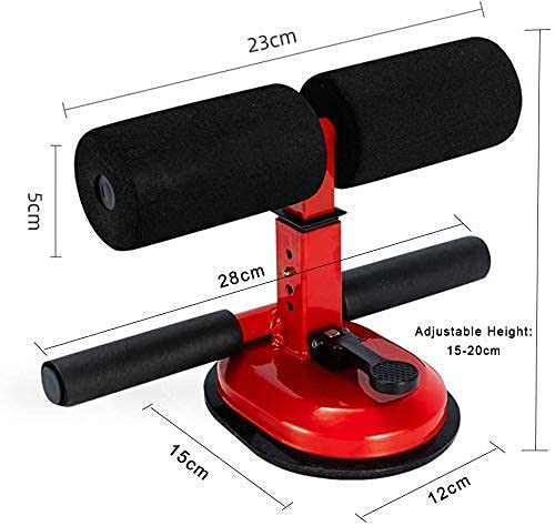 SILENCIO Sit-Up Bar With Foam Handle and Rubber Suction Seat Up Fitness Equipment Sit-ups and Push-ups Assistant Device For Weight Lose Gym Workout Abdominal Curl Exercise Work Out Trainer (Pack of 1)