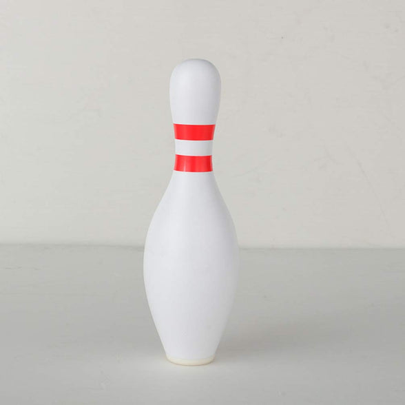 Garneck Bowling Pin Bank Unbreakable Plastic Coin Bank Unique Design Money for Kids Tollder (White)