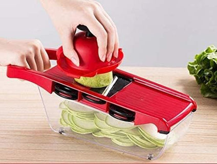 Timber Kitchen 10 in 1 Vegetable Chopper, Multifunctional Mandoline Slicer Dicer Household Kitchen Manual Julienne Grater Cutter for Onion, Garlic, Carrot, Potato, Tomato, Fruit, Salad