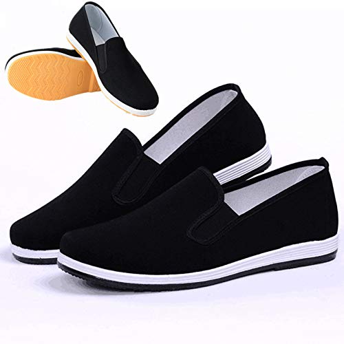 Unisex Chinese Traditional Old Beijing Cloth Kung Fu Shoes Martial Arts Shoes Tai Chi Shoes Canvas Shoes