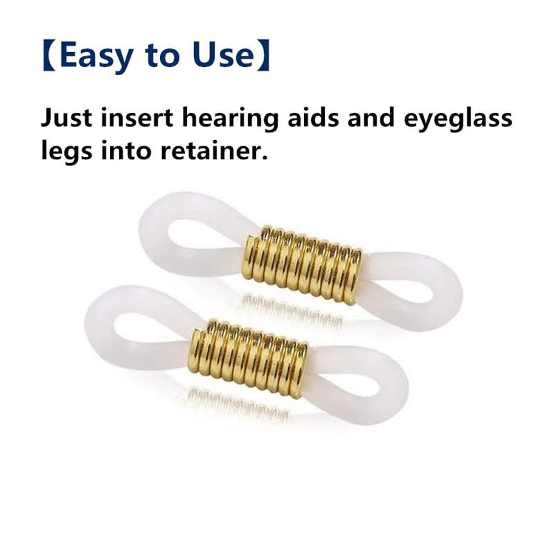 Hearing Aids Glasses Connectors Attachment Loop Accessory Anti-Lost Hearing Aids Holder Hearing Aids Care Supplier(30PCS)