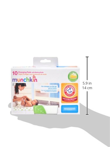 Munchkin Arm & Hammer Disposable Changing Pads, 10 Pieces