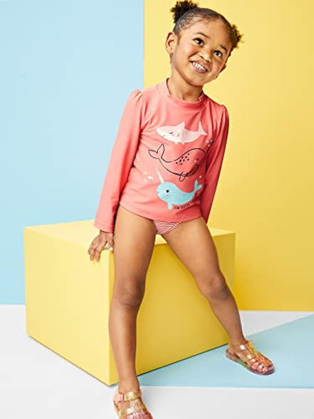 Simple Joys by Carter's Girls' Assorted Rashguard Sets