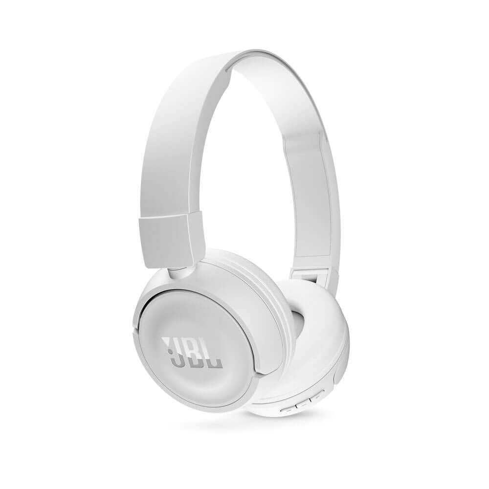 JBL Pure Bass Sound Bluetooth T450BT Wireless On-Ear Headphoens - White