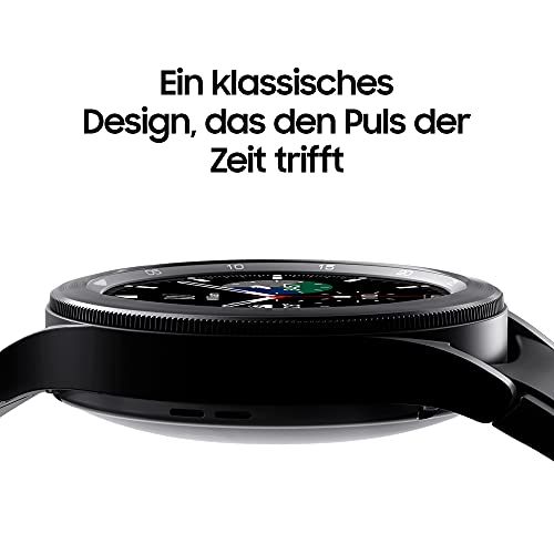Samsung Galaxy Watch4 Classic, Round Bluetooth Smartwatch, Wear OS, Rotating Bezel, Fitness Watch/ Tracker, 42 mm, Black