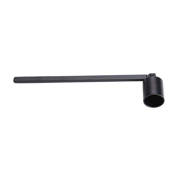 Stainless Steel Candle Snuffer Wick Dipper Oil Lamp Trim Trimmer Scissor Cutter Tool Hook(Black)