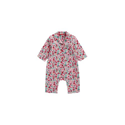 MOTHERCARE Baby Girl Festive Robin Woven All-In-One Pyjamas(1-3M)