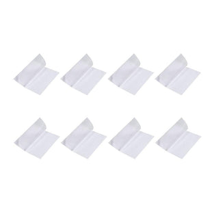 Healifty 8pcs Repair Patch Clear Iron on Patches Waterproof TPU Patches for Tent Kayak Clothing Arts Crafts Iron on Repair Kit