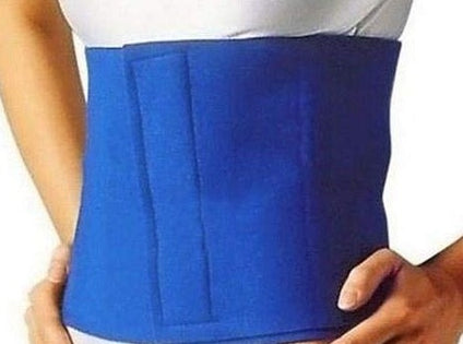Waist Trimmer Vibration Belt - 25x100cm, Blue