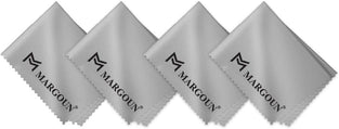 MARGOUN Microfiber Cleaning Cloth, Premium Cloth for Glasses, Lens, Screens & Other Delicate Surfaces 6 * 9 cm (4 pack)