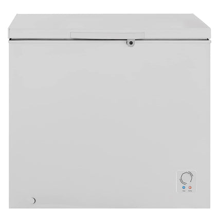 Hisense FC-26DT4ST - 260L Chest Freezer, Inner Glass Door, Keep for 135H, Removable Basket, 89.1×55.7×84.2 cm (LxWxH), White, 1 Year Full & 5 Years Compressor Warranty