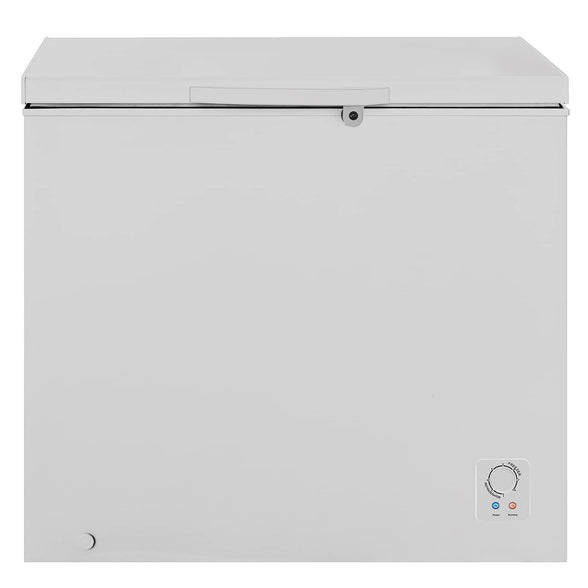 Hisense FC-26DT4ST - 260L Chest Freezer, Inner Glass Door, Keep for 135H, Removable Basket, 89.1×55.7×84.2 cm (LxWxH), White, 1 Year Full & 5 Years Compressor Warranty