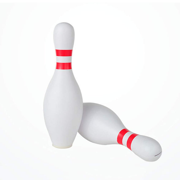 Garneck Bowling Pin Bank Unbreakable Plastic Coin Bank Unique Design Money for Kids Tollder (White)