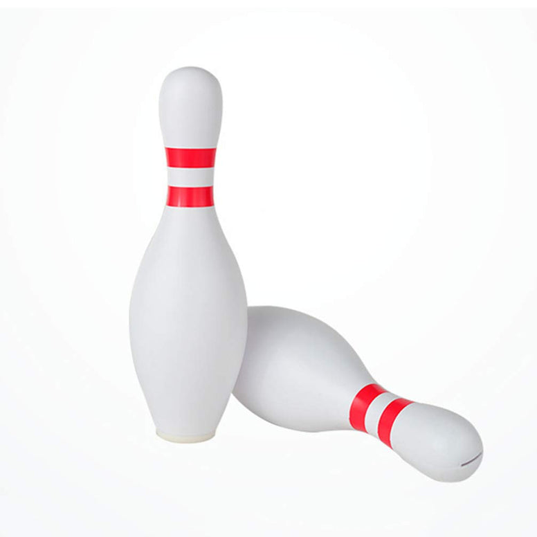 Garneck Bowling Pin Bank Unbreakable Plastic Coin Bank Unique Design Money for Kids Tollder (White)