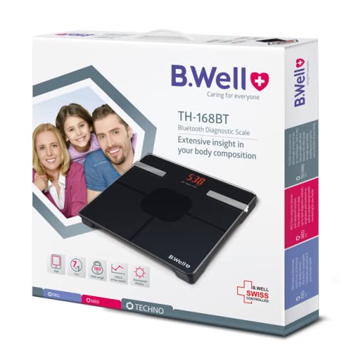 B.Well TH-168 Bluetooth Diagnostic Electronic Personal Weighing Scale