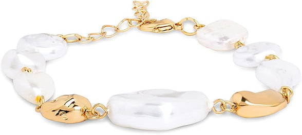 Zaveri Pearls Gold Tone Set of 3 Contemporary Bracelets-ZPFK10872