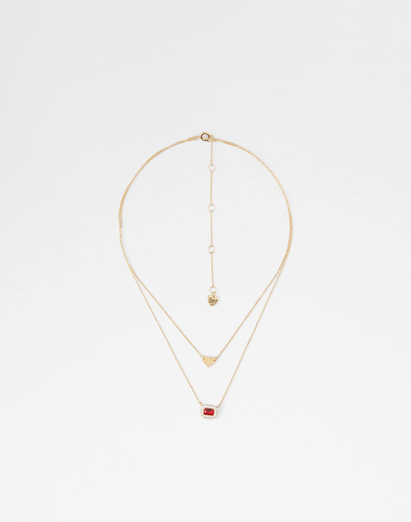 ALDO women necklace 23valaever, red, 23valaever-600, valaever, standard