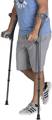 FDI France Access Comfort Forearm Adjustable Single Crutch Walking Stick