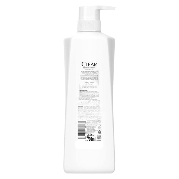 Clear Women 2 in 1 Anti-Dandruff Shampoo and Conditioner, for Dandruff Prone Scalp, Soft and Shiny, for up to 2x Softer Hair, 700ml