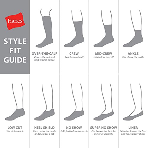 Hanes boys 12-pack No Show Socks Extra Durable No Show Socks Multipack (pack of 12)