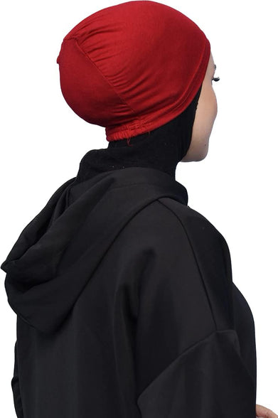 women stretchable cotton under hijab cap, bone under scarf for Muslim woman, hijab inner