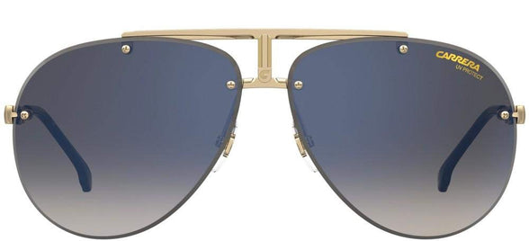 Carrera Unisex-Adult Carrera 1032/S Sunglasses, Black Gold, 62