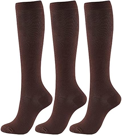 Compression Socks Women Base Layers & Compression Socks for Outdoor Sports 3Pairs