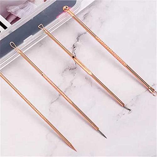 Remover Blackhead Remover Pimple Tool Kit, Set of 4 Stainless Steel Blackhead Removal Tool Pimple Popping Kit, Pimple Extractor Acne Tool