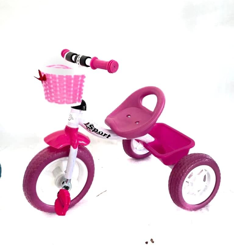 Lovely Baby Kids Tricycle EL 2233, Smart Plug n Play Kids Tricycle Cycle with Front & Rear Storage Baskets | Baby Kids Cycle Tricycle | Baby Tricycle for Kids