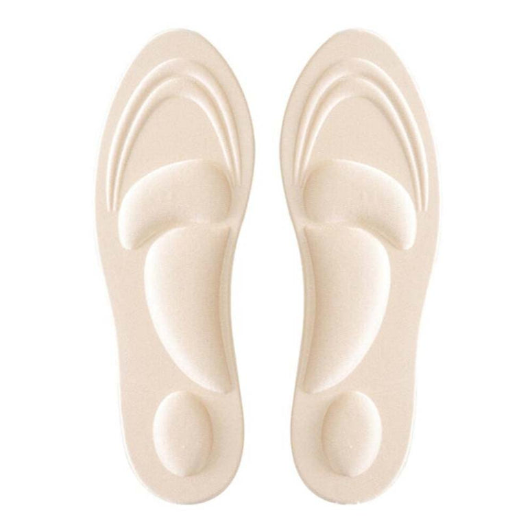Memory Foam Insoles Orthotic Insole High Arch Foot Support Soft insoles, 4D Comfort Cushioning, Insert for Severe Flat Feet, Plantar Fasciitis, Feet Pain, Foot Valgus for Man And Woman (EU 35-40)
