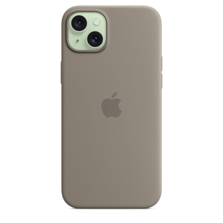 Apple iPhone 15 Plus Silicone Case with MagSafe - Clay 