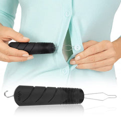 Vive Button Hook Zipper Pull Helper Dressing Aid Assist Device Tool For Arthritis Independent Living Wide Handle Grip Shirt Dress Clothes Pant Coat Snap Buttoner Dexterity Gripper Puller