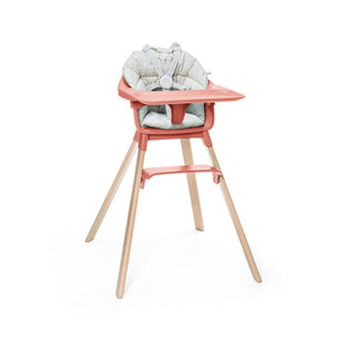 Stokke Clikk Cushion - Compatible with Stokke Clikk High Chair - Provides Support for Babies - Made with Organic Cotton - Reversible & Machine Washable - Best for Ages 6-36 Months - Grey Sprinkles