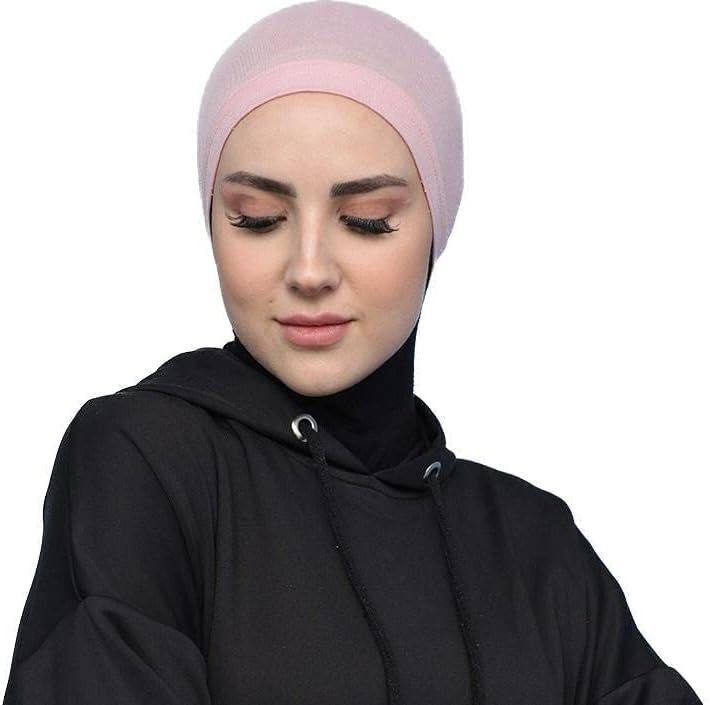 women stretchable cotton under hijab cap, bone under scarf for Muslim woman, hijab inner