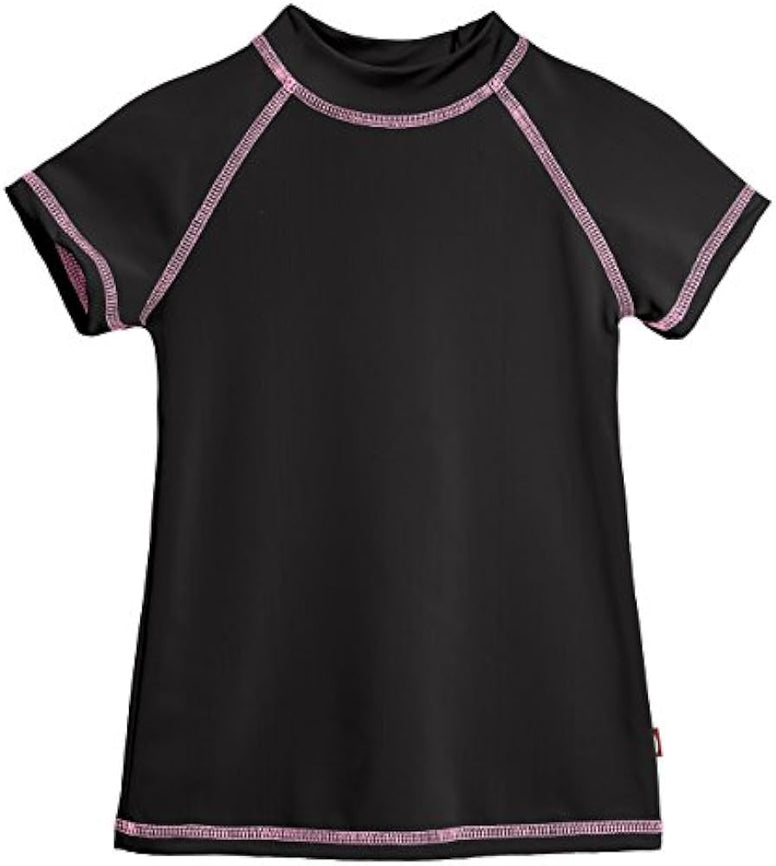 City Threads Girls' SPF50 Rash Guard Sun Swimming Tee Pool & Beach