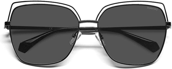 POLAROID Women's PLD 4093/S Sunglasses, Black, 59